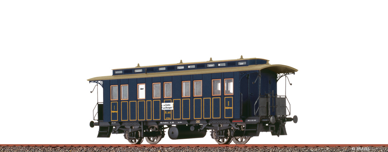 Brawa 45620 H0 Schlafplatzwagen A K.W.St.E. Ep. I