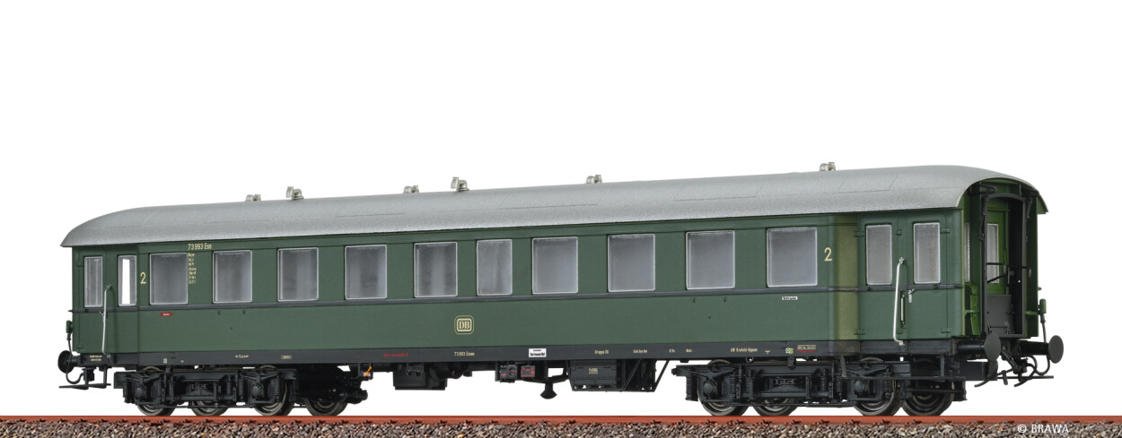 Brawa 46221 H0 Eilzugwagen B4ye DB Ep. III AC LED+