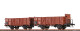 Brawa 48449 H0 Offene G&uuml;terwagen Om DRG, 2er-Set Ep. II