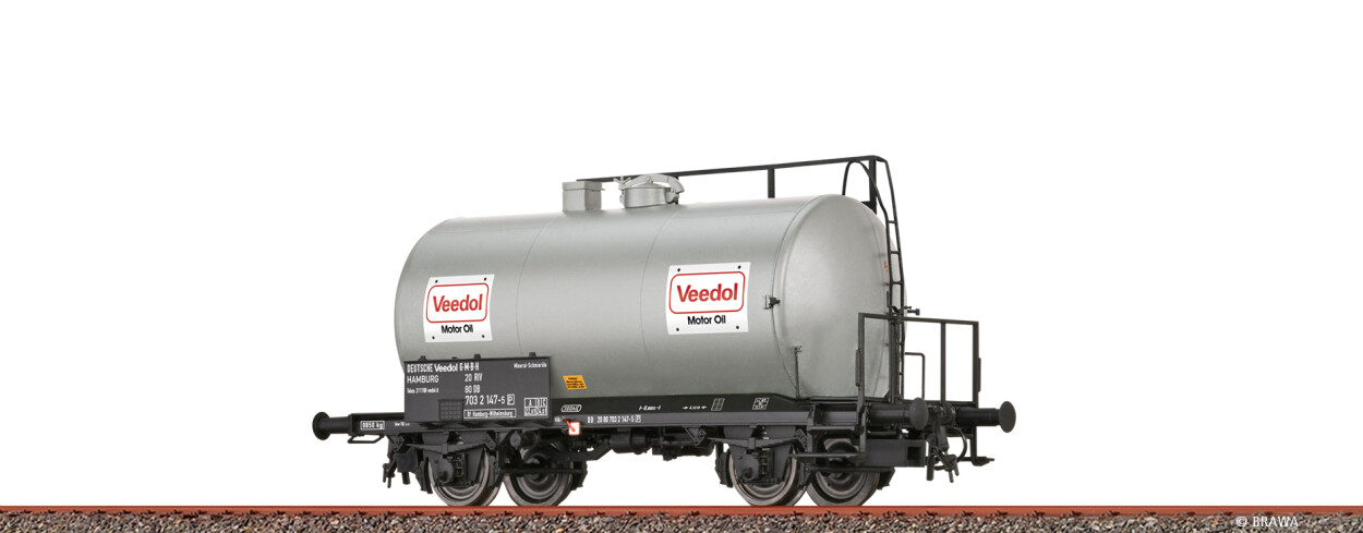 Brawa 50035 H0 Leichtbaukesselwagen Uerdingen Z [P] "Veedol" DB Ep. IV