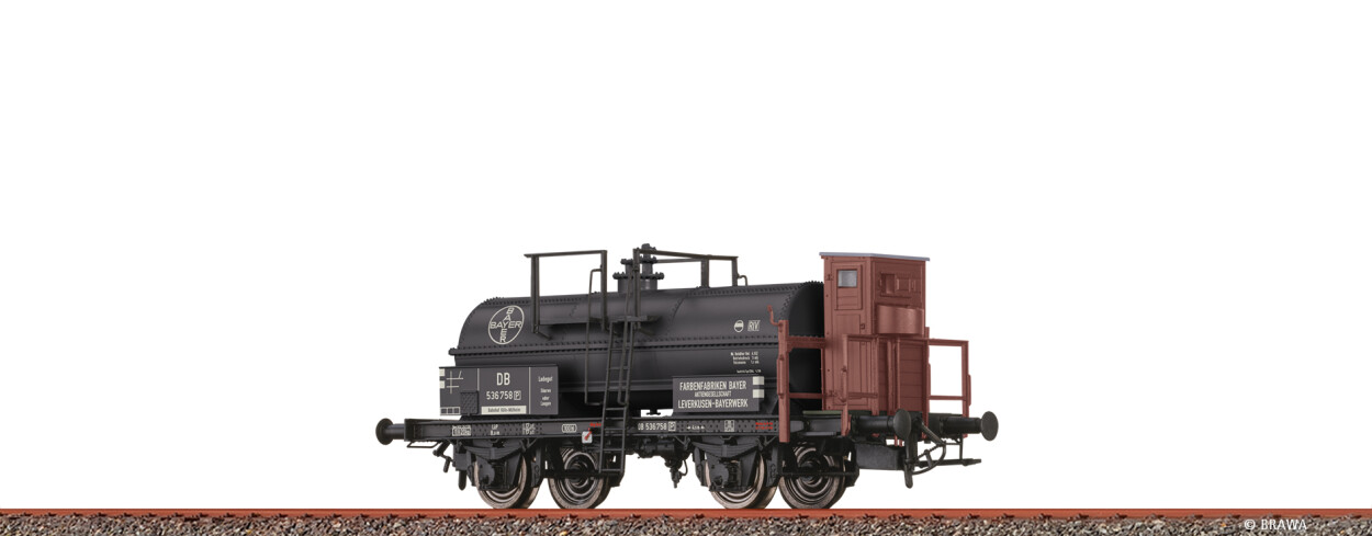 Brawa 50082 H0 Kesselwagen 2-achsig Z [P] "Bayer" DB Ep. III