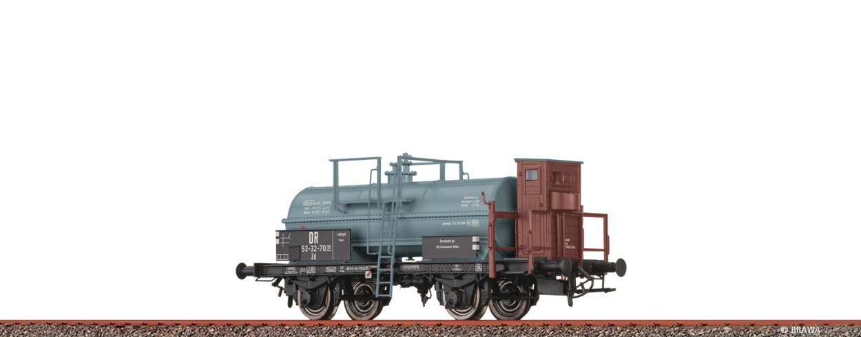 Brawa 50084 H0 Kesselwagen 2-achsig Zd DR Ep. III