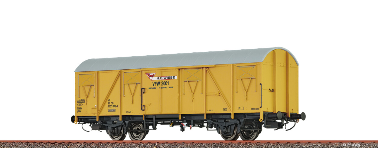 Brawa 50908 H0 Gedeckter Güterwagen Gos245 Wiebe Ep. VI