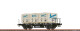 Brawa 50918 H0 Beh&auml;ltertragwagen BTs30 DB, mit Ekrt212 &quot;Langnese Eiskrem&quot; Ep. III