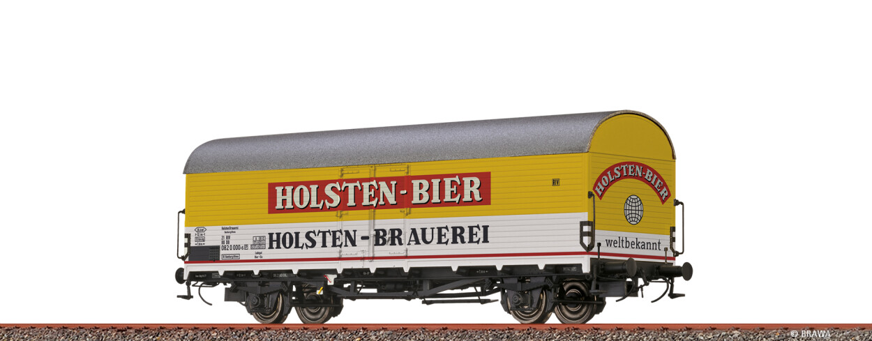 Brawa 50948 H0 Kühlwagen Ibdlps383 "Holsten-Edel" DB Ep. IV