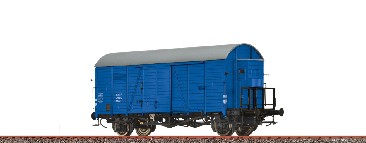 Brawa 51140 H0 Gedeckter Güterwagen KKuwf "AMTF" CFL Ep. III