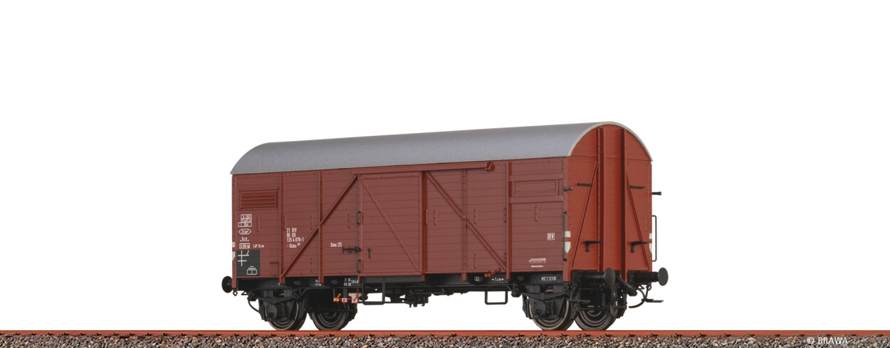 Brawa 51193 H0 Gedeckter Güterwagen Glms201 DB Ep. IV