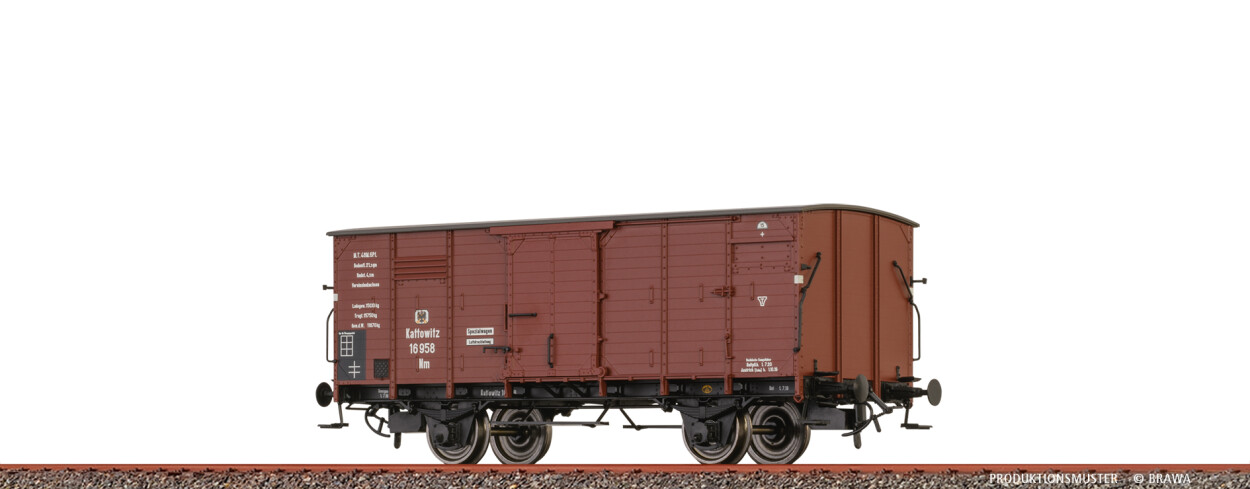 Brawa 51242 H0 Gedeckter Güterwagen Nm K.P.E.V. Ep. I