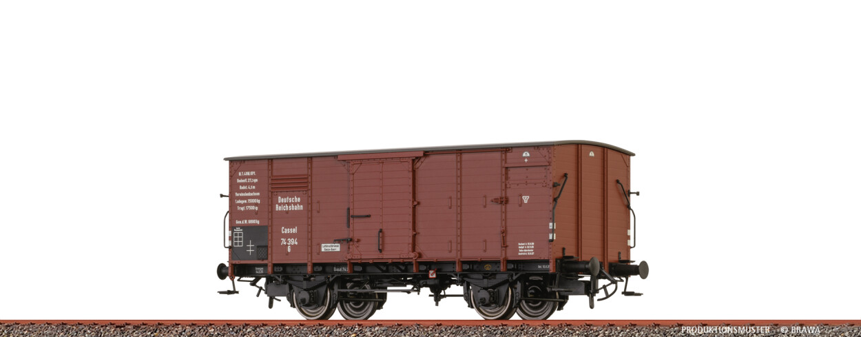 Brawa 51245 H0 Gedeckter Güterwagen G DRG Ep. II