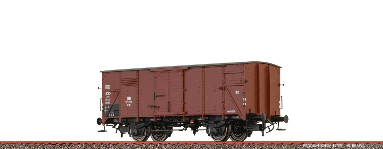 Brawa 51248 H0 Gedeckter Güterwagen G10 DB Ep. III