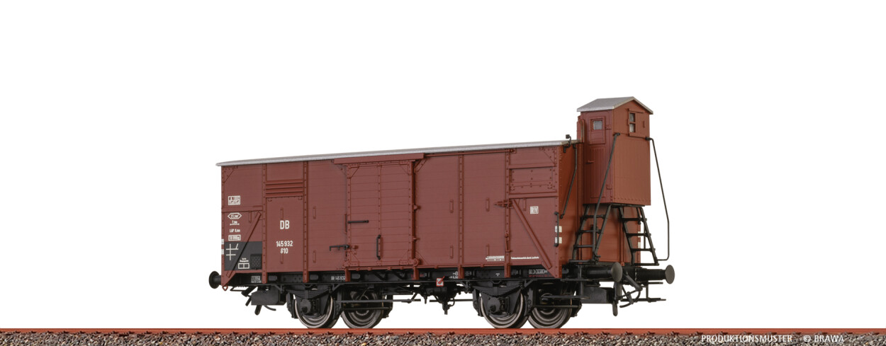 Brawa 51249 H0 Gedeckter Güterwagen G10 DB Ep. III