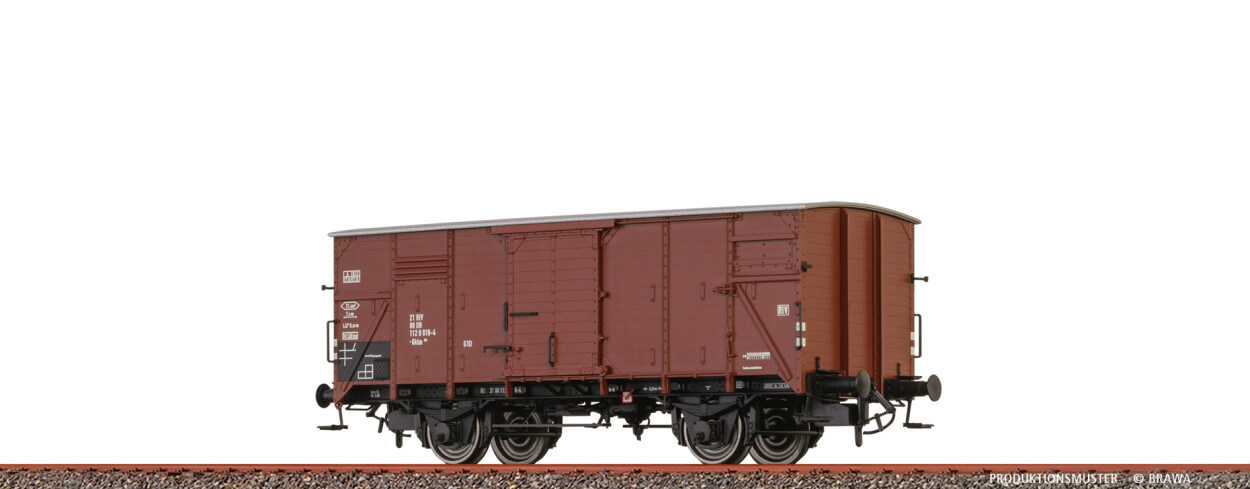 Brawa 51253 H0 Gedeckter Güterwagen Gklm191 DB Ep. IV