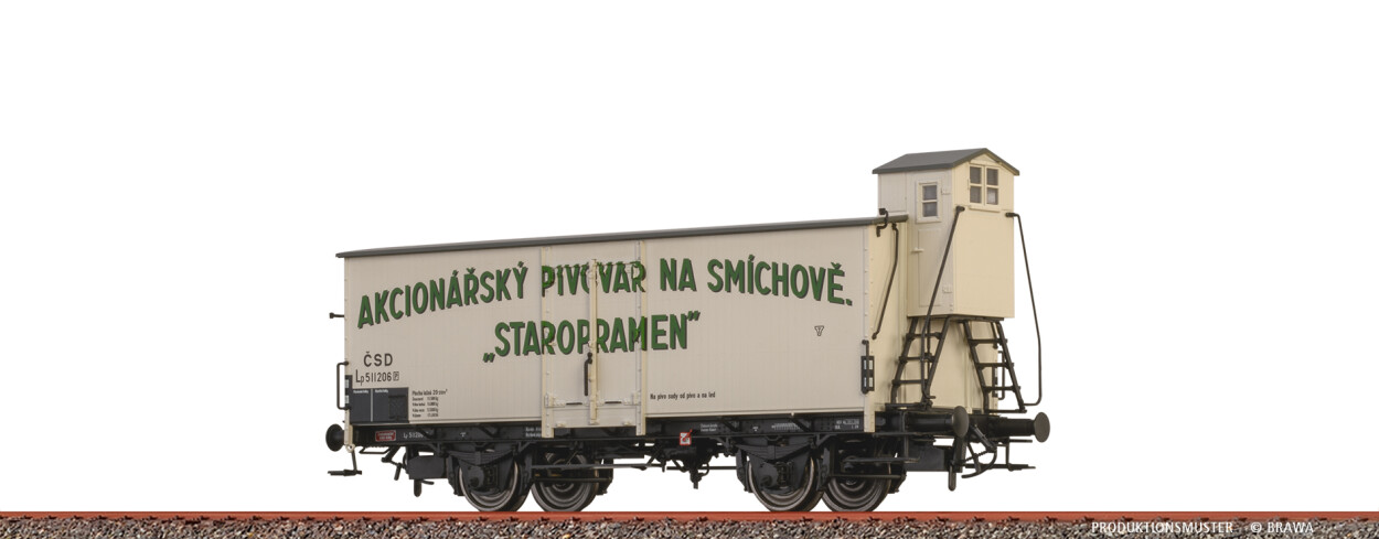 Brawa 51261 H0 Bierwagen "Staropramen" CSD Ep. II