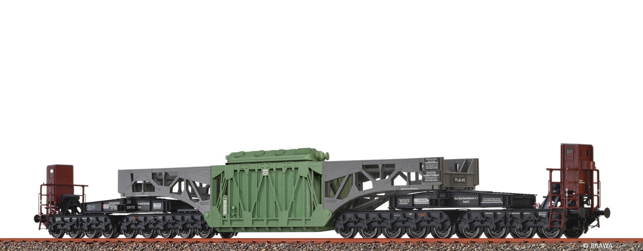 Brawa 51272 H0 Schwerlastwagen SSt125 „RWE” DRG Ep. II
