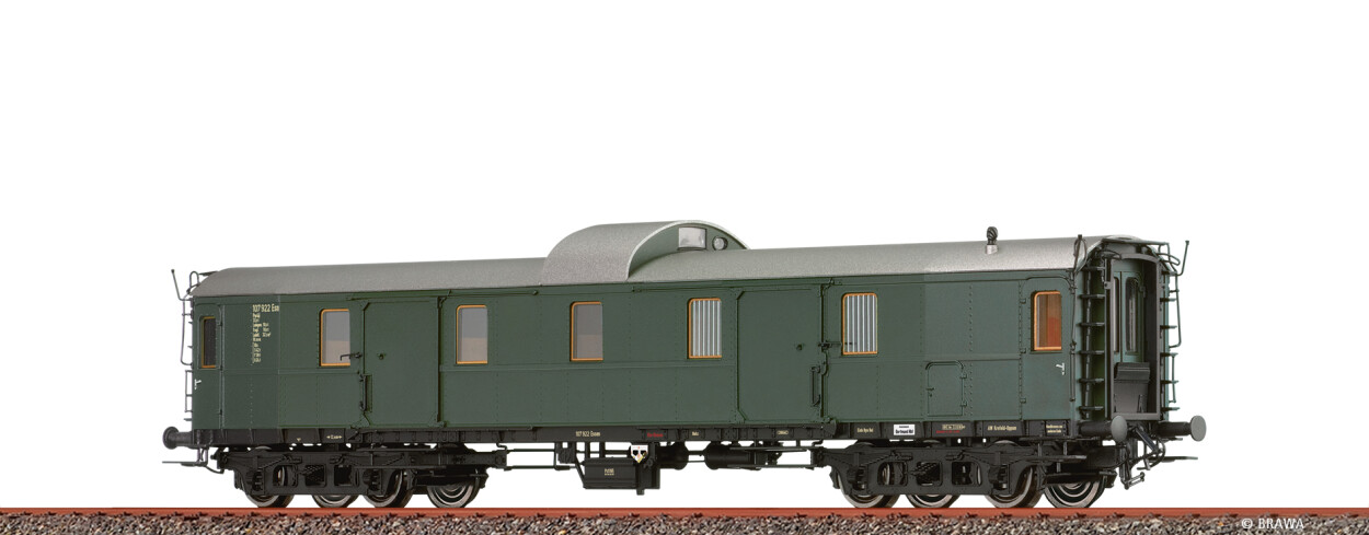 Brawa 51310 H0 Gepäckwagen Pw4ü DB Ep. III, AC LED+