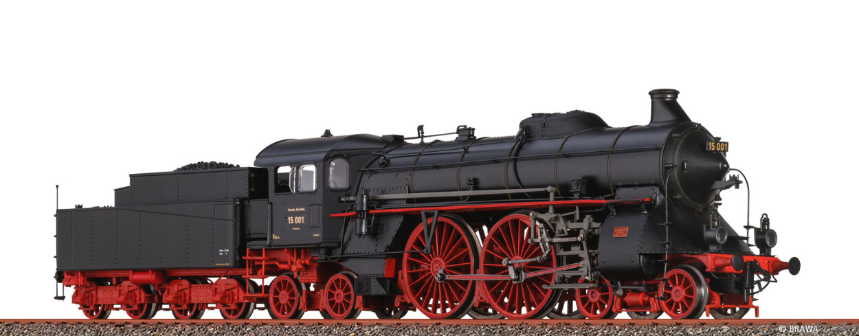 Brawa 70142 H0 Schnellzuglok BR 15 DRG Ep. II, DC Digital EXTRA