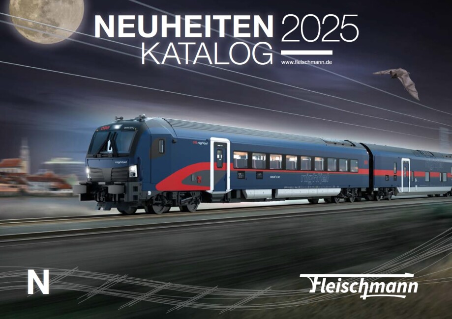 Fleischmann 4100005 N Neuheitenkatalog 2025, deutsch