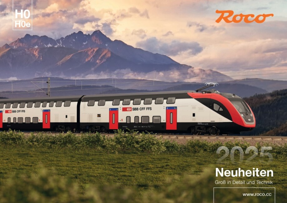 Roco 4100001 H0 Neuheitenkatalog 2025, deutsch