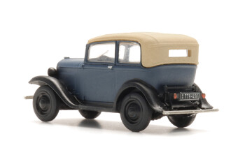 Artitec 312.046 Opel P4, Dach geschlossen, blau