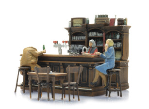 Artitec 387.692 Cafe Interieur mit 3 Figuren