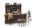 Artitec 387.692 Cafe Interieur mit 3 Figuren