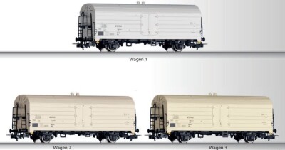 Tillig 502332 H0-Display K&uuml;hlwagen der DR, Ep. IV