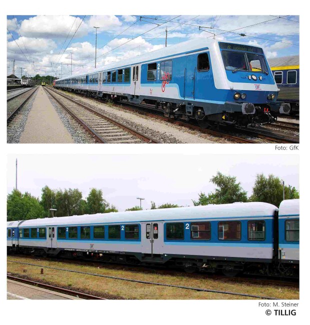 Tillig 01098 Reisezugwagenset der Gesellschaft für Fahrzeugtechnik mbH - Einmalauflage 2025