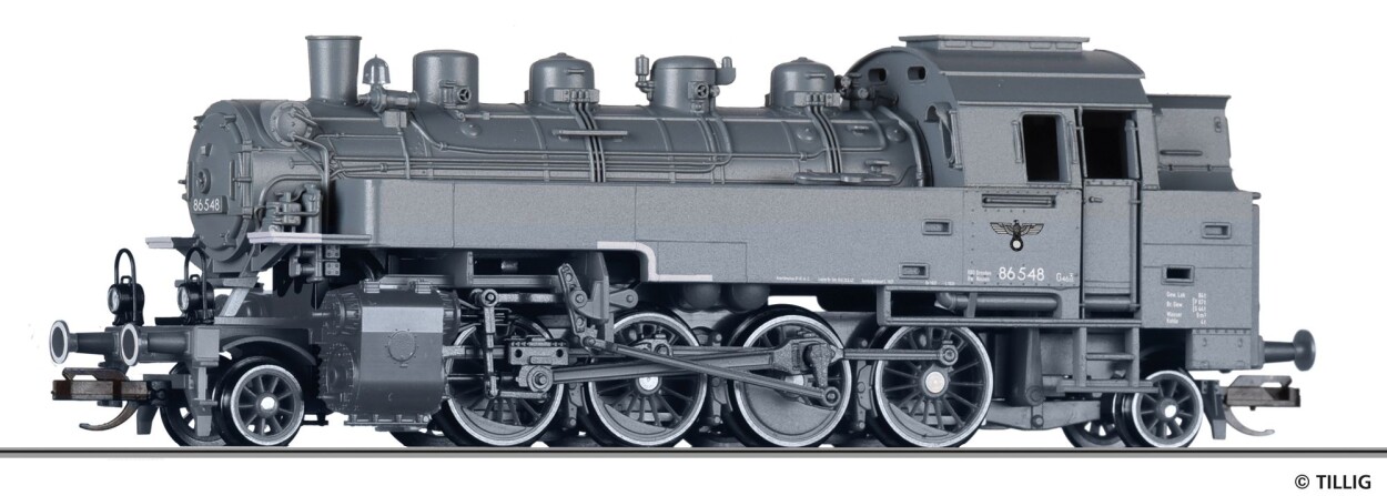 Tillig 02243 Dampflokomotive BR 86 der DRG, Ep. II - Einmalauflage 2025