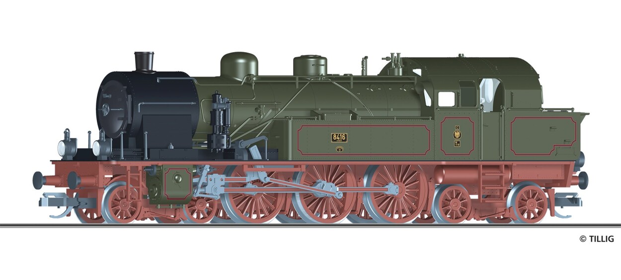 Tillig 04208 Dampflokomotive T18 der K.P.E.V., Ep. I