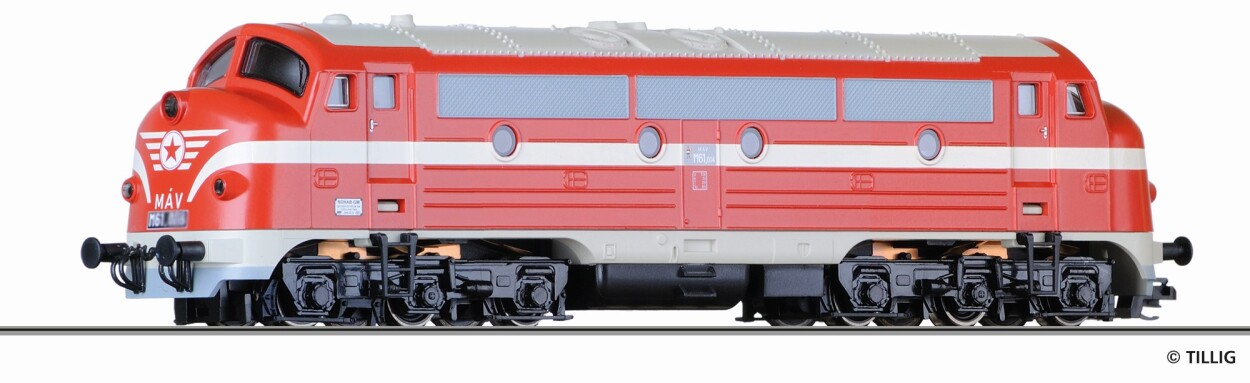 Tillig 04546 Diesellokomotive Reihe M 61 der MAV, Ep. IV