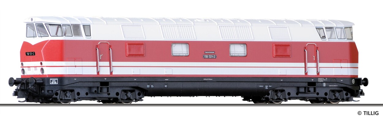 Tillig 04661 Diesellokomotive 118 131-2 der DR, Ep. IV