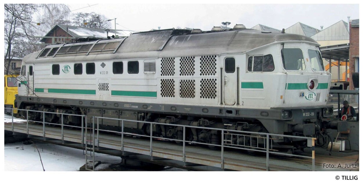 Tillig 05775 Diesellokomotive W 232-09 der ITL, Ep. V