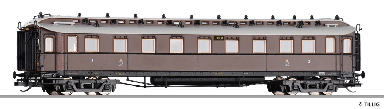 Tillig 12013 Reisezugwagen 3. Klasse der K.P.E.V., Ep. I