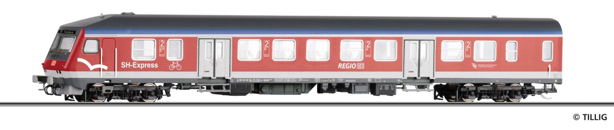 Tillig 12653 Steuerwagen Bybdzf 482 der Schleswig-Holstein-Express, Ep. VI - Einmalauflage 2025