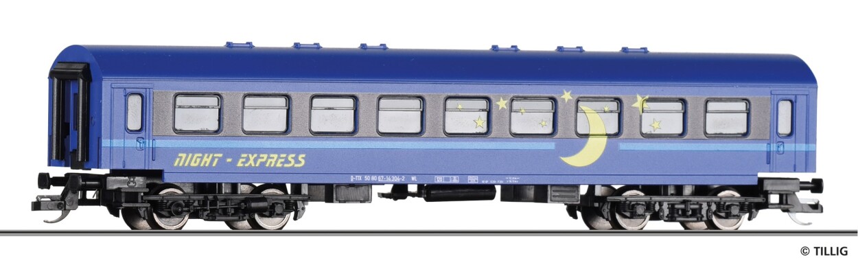 Tillig 13192 START-Schlafwagen „TT-Express“, Ep. VI