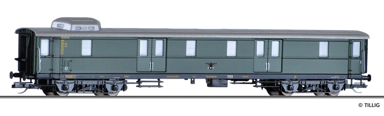 Tillig 13378 Gepäckwagen Pw4ü-37 der DRG, Ep. II