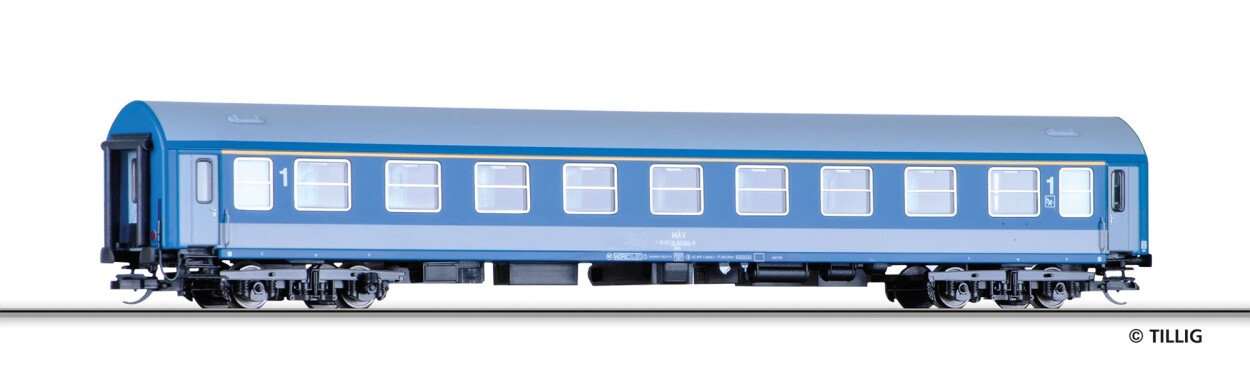 Tillig 16416 Reisezugwagen 1. Klasse, Typ Y/B 70, der MAV, Ep. IV