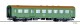 Tillig 16603 Reisezugwagen 2. Klasse mit Gep&auml;ckabteil BDghws der DR, Ep. IV