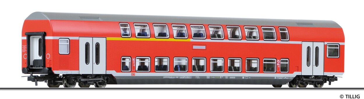 Tillig 73819 Doppelstockwagen 1./2. Klasse DABz 756 der DB AG, Ep. V