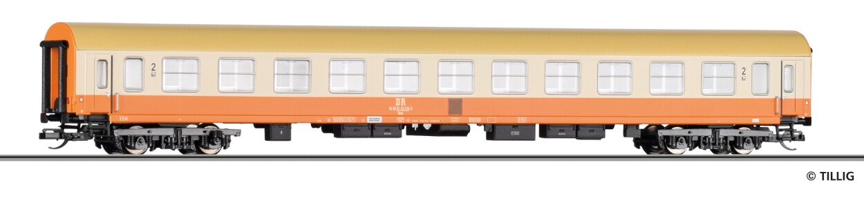 Tillig 75004 Reisezugwagen 2. Klasse Bme „Städteexpress“ der DR, Ep. IV