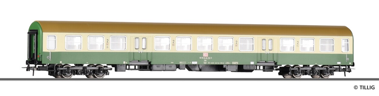 Tillig 75007 Reisezugwagen 2. Klasse Bmh 721, Bauart Halberstadt, der DB AG, Ep. V