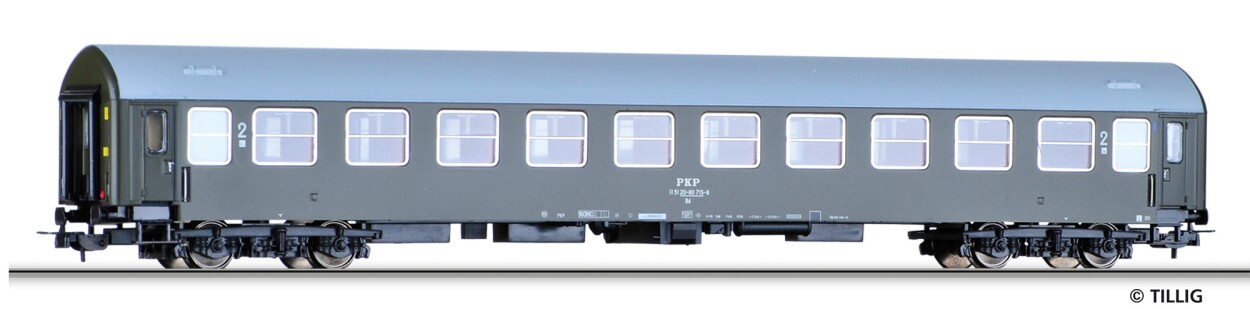 Tillig 75009 Reisezugwagen 2. Klasse Bdn, Typ Y/B 70, der PKP, Ep. IV
