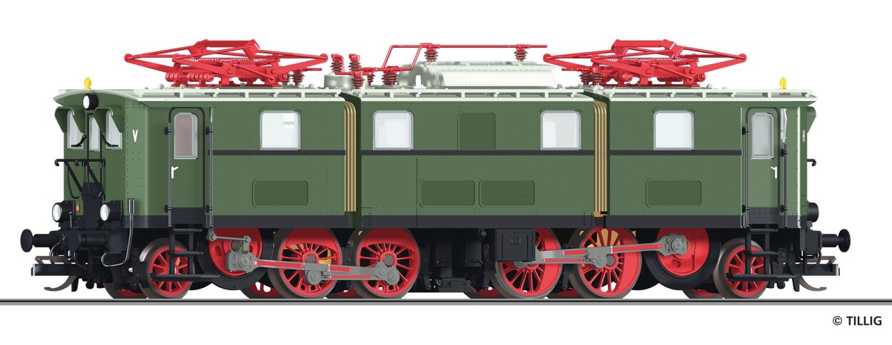 Tillig 96404S E-Lok E77 10 Museumlokomotive digital mit Leo-Sound und Pufferspeicher