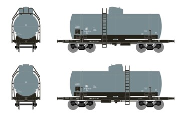 H&Auml;DL 25005 2er Set russischer Kesselwagen DR, Ep....