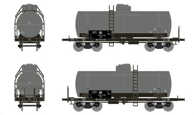 H&Auml;DL 25005 2er Set russischer Kesselwagen DR, Ep....