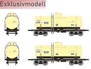 H&Auml;DL 25006 2er Set russischer Kesselwagen mit...
