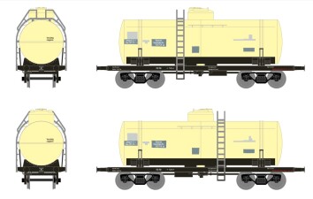 H&Auml;DL 25006 2er Set russischer Kesselwagen mit...
