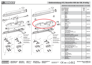 Arnold HN2077/Chassis Zinkrahmen von HN2077 ICE 3