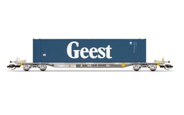 Hornby TT6033 Containertragwagen TOUAX Sffgmss IFA Wagon GEEST 45ft Container