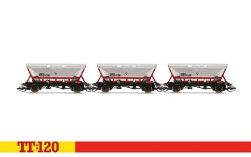 Hornby TT6036 Selbstentladewagen EWS HFA Hopper Triple Pack with Canopy
